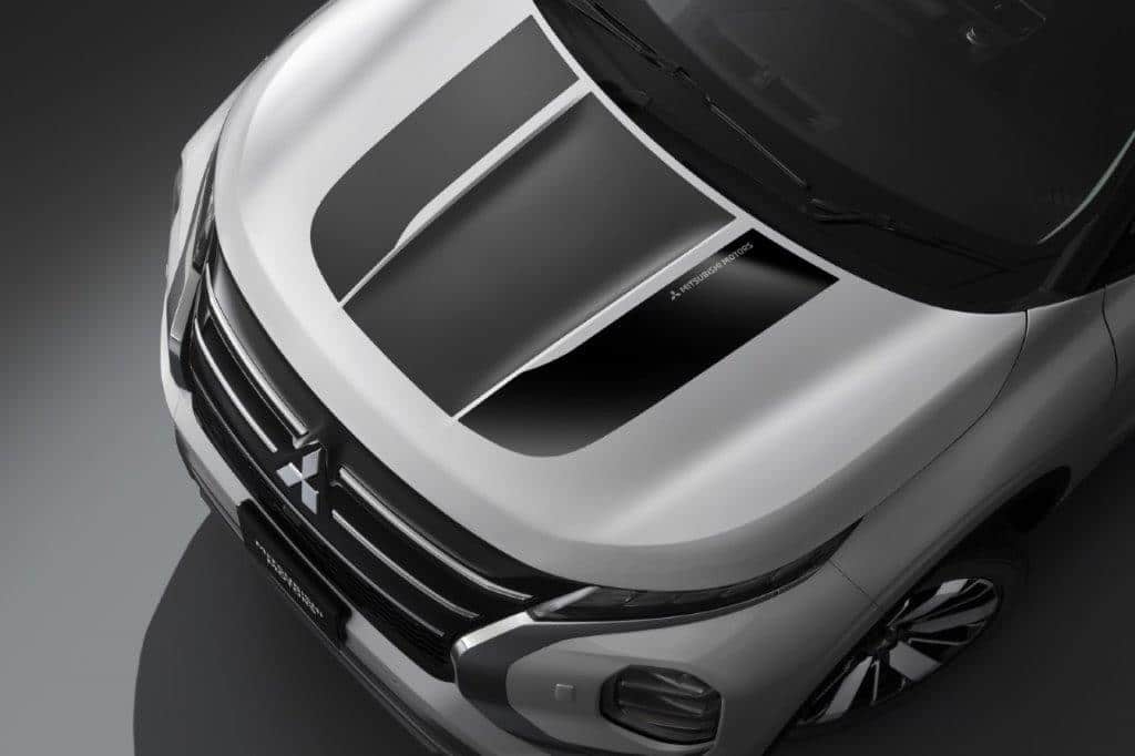 ENGINE HOOD DECAL BLACK